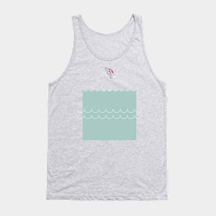 waves red swimsuit Tank Top